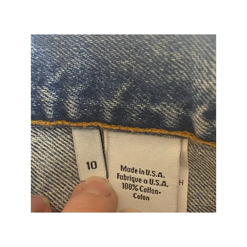 Vintage Calvin Klein Women's Double Stone Washed High-Rise Jeans Size 10
